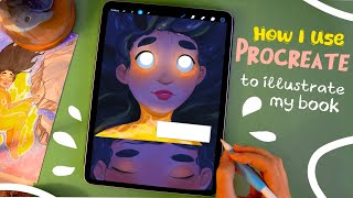 How I Use Procreate to Color my Graphic Novel  RealTime Draw with Me [upl. by Yrailih]