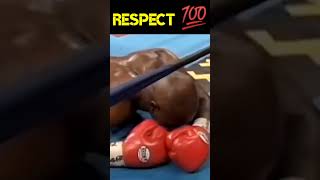 Riddick Bowe vs Evander Holyfield respect shorts viral [upl. by Gratia]