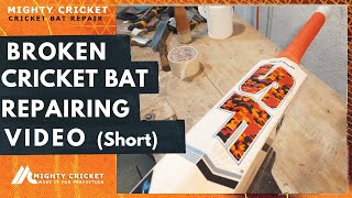 Cricket Bat Repairing Video [upl. by Einal533]