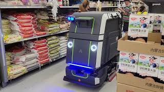 Walmart floor cleaning robot [upl. by Alcina]