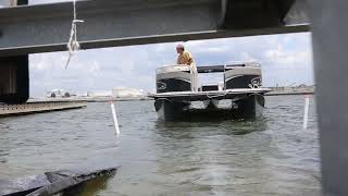 VARA™ Foil Pontoon Hydrofoil Trailering 2 of 5 [upl. by Feeley532]