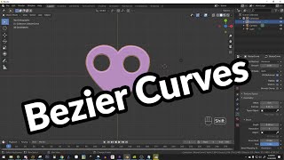 Blender Tutorial Amazing Bezier Curves [upl. by Jolenta]