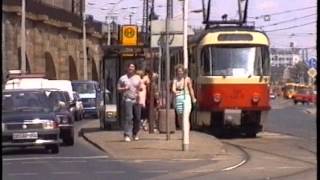 DVB Dresden Verkehrsbetriebe im Juni 1993 [upl. by Ellekcir]