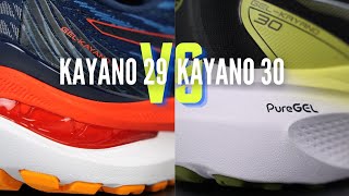 ASICS Gel Kayano 29 vs Kayano 30  El día y la noche [upl. by Neelac]