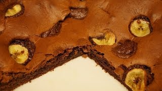 Gâteau banane nutella facile  CUISINERAPIDE [upl. by Diskson964]