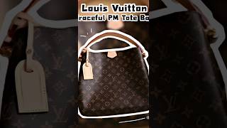 Louis Vuitton Graceful PM tote Bag 👜🖤 [upl. by Elatsyrk]