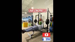 LARSEN PRESS youtubeshorts motivation powerlift benchpress [upl. by Ialocin340]