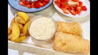 Cooking with Chef Bryan Crispy Fish and Chips [upl. by Booma547]