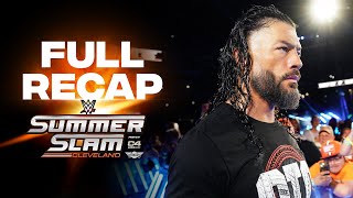 Full SummerSlam 2024 highlights [upl. by Kcirddahc]