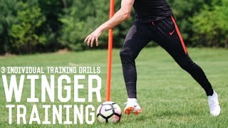 Individual Winger Training  Three Individual Training Drills To Become A Better Winger [upl. by Haye]