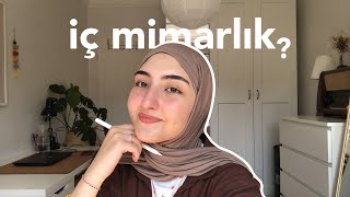 İç mimarlık okumak  İç mekan tasarımı  DGS  sorucevap [upl. by Einhapets]