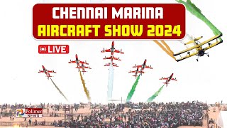 Air Show In Chennai Marina Beach  Indian Air Force Day  Air Force Show  Indian Army [upl. by Fari]