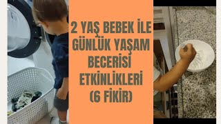 2 Yaş Bebek İle Ev İşleriKids Activity 2 funnykids funny [upl. by Namzzaj]