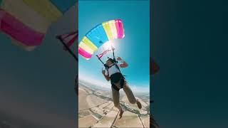 Skydiver loses his hat midair EvanSantangelo [upl. by Prent663]