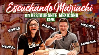 ESCUCHAMOS MARIACHI y COMEMOS PLATILLOS MEXICANOS en CIUDAD de MÉXICO ft cygnusyromanticvlogs [upl. by Wyck]