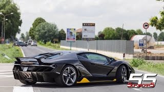 Lamborghini Centenario LP 7704 EPIC GREAT SOUND  Sound hard revs accelerations and walk around [upl. by Adnav464]