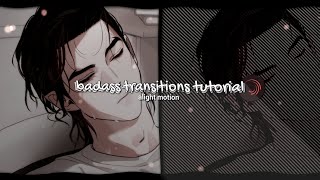 alight motion 5 badass style transitions tutorial ♪ 53 [upl. by Gaudet]