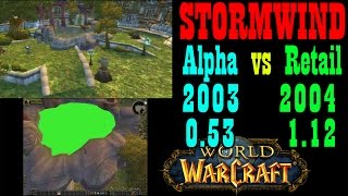 Stormwind Alpha 2003 vs Vanilla 2004 SideBySide Classic  Vanilla World of Warcraft [upl. by Aneel]