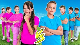 Boys vs Girls Extreme Strength CHALLENGE [upl. by Ahsienaj]