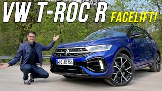 2023 VW TRoc R facelift REVIEW  300 hp Golf SUV on steroids 👻 [upl. by Volnak]