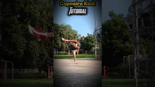 Capoeira Kick🔥🥋 tutorial✅💯 taekwondo karate motivation training trick speed power shorts [upl. by Ardnasirhc]