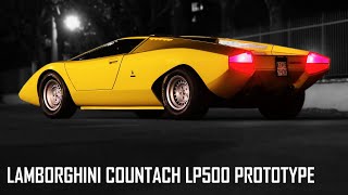 Lamborghini Countach LP500 Prototype 1971 [upl. by Haila683]