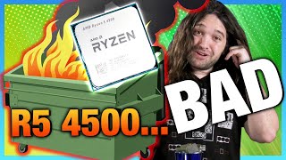 AMD Speedruns Destruction of Goodwill R5 4500 CPU Review [upl. by Tiphani208]