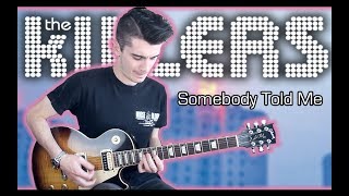 The Killers  Somebody Told Me Guitar amp Bass Cover w Tabs [upl. by Atsocal]