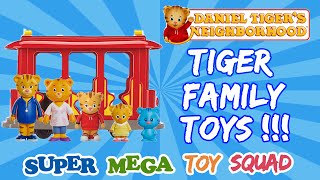 Daniel Tigers Neighborhood Toys  BRAND NEW Tiger Family Toys  Treehouse amp Trolley Play [upl. by Itirahc]