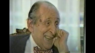 Vladimir Horowitz interview en français  in French with English subtitles  Paris 24 octobre 1985 [upl. by Chilson]