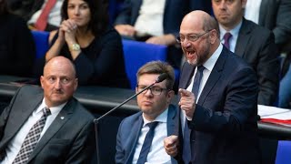 Martin Schulz AfD gehört „auf den Misthaufen der Geschichte“ [upl. by Annaehs8]