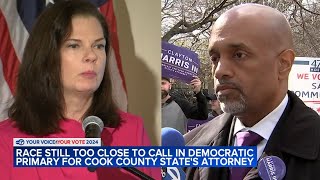 Fewer than 17K votes separate Democratic Cook Co states attorney candidates as tallying continues [upl. by Novak]