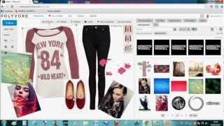 Como usar Polyvore [upl. by Etrem]