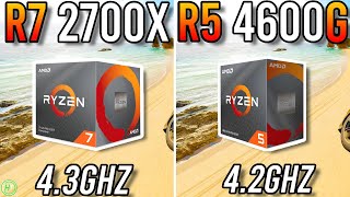 Ryzen 7 2700X vs Ryzen 5 4600G  Any Difference [upl. by Greenlee]