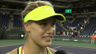 2015 Eugenie Bouchard Saturday Interview [upl. by Susan]