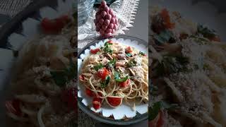 Spaghetti cozze gamberetti e pomodorini ciliegino [upl. by Yecal]