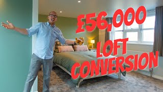 £56000 Finished Loft Conversion UK [upl. by Ahsital365]