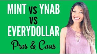 Mint vs YNAB vs EveryDollar Pros and Cons [upl. by Milburt]