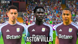 EA FC 25 Aston Villa Faces [upl. by Eiramanin286]