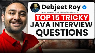 Top 15 Tricky Java interview Questions for Freshers You Must Know [upl. by Otilesoj]