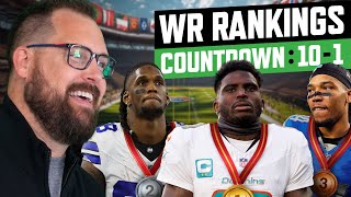 Top 10 WR Rankings  Hungry For More  Fantasy Football 2024  Ep 1607 [upl. by Analli]