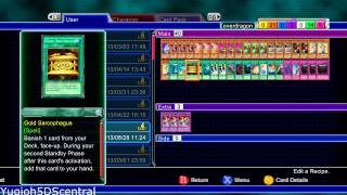 Yugioh 5ds Decade Duels Plus Chimeratech Overdragon Deck Recipe [upl. by Rodl]