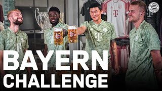 Kimde Ligt 🆚 DaviesLaimer  The great Paulaner Bayern Challenge 🍺 [upl. by Aknahs]