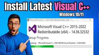 How to Download amp Install Visual C in Windows 1011 2023 NEW [upl. by Hilaire]