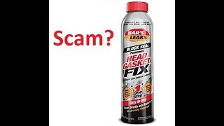 Is Bars Leaks a Scam  Does It Work  Head gasket sealer reviews [upl. by Negyam]