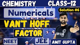 Vant Hoff Factor  Vant Hoff Factor Class 12  Vant Hoff Factor Class 12 Chemistry Numericals [upl. by Natividad]