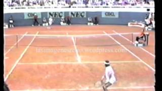 De la Peña vs Gildemeister Copa Davis 1986 [upl. by Granoff]