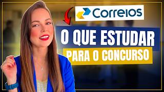 O QUE ESTUDAR PARA O CONCURSO DOS CORREIOS 2024  AGENTE DOS CORREIOS  ANALISTA  PRÉ EDITAL [upl. by Lois886]