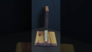 Magnetic Knife Holder bocote aromaticcedar woodworking [upl. by Laehcimaj]