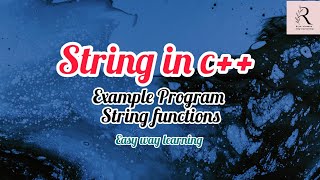 String in Cpp programming strings learncoding viralvideo computerscience coding hindi easy [upl. by Ynnos]